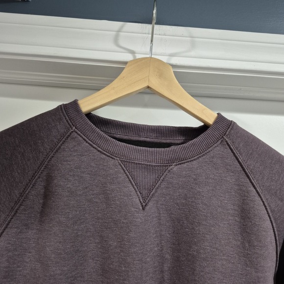 Carhartt Sweatshirt Womens XL Dusty Purple Relaxed Fit Crewneck Midweight Fleece - Picture 5 of 10